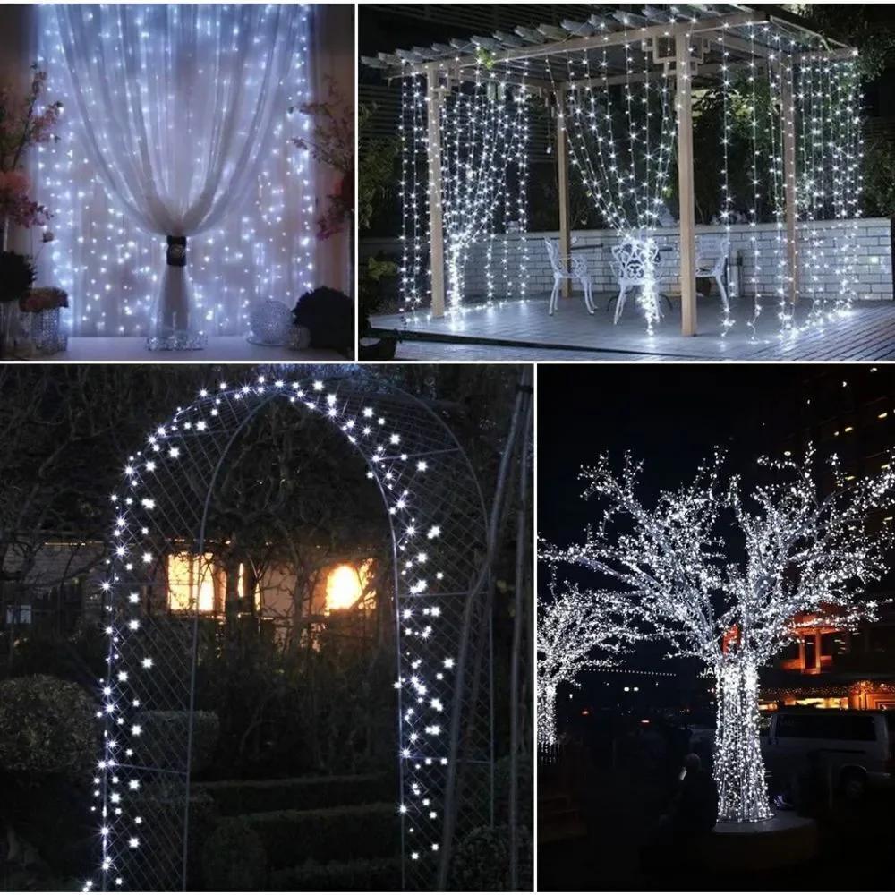 New Solar String Lights Fairy Christmas Decorative Lights for Outdoor Home Party